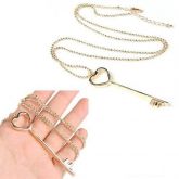 Colar Chave Dourada